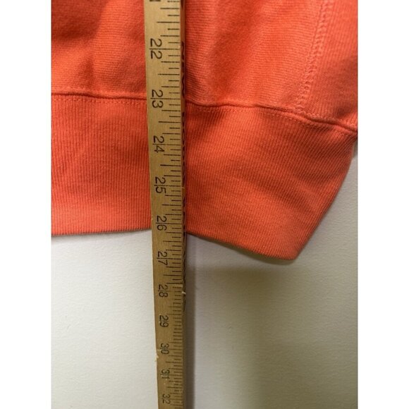 Champion Short Sleeve Crewneck Sweatshirt Mens Reverse Weave Orange Size Small - Picture 8 of 10